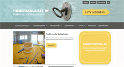 Desktop Screenshot of homepakolaiset.fi